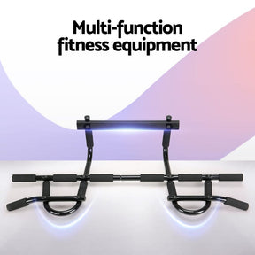 Everfit Pull Up Bar 104CM Doorway Chin Up Horizontal Bar Gym - SportZone.co.nz