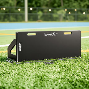 Everfit Soccer Rebounder Board 100x40cm Football Rebound Wall with 2 Angles - SportZone.co.nz