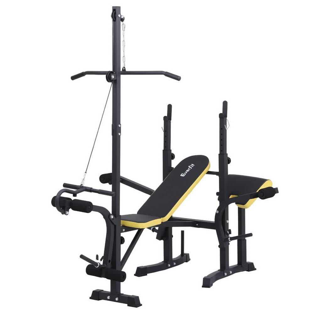 Everfit Weight Bench 14in1 Press Multi - Station Fitness Home Gym Equipment - SportZone.co.nz