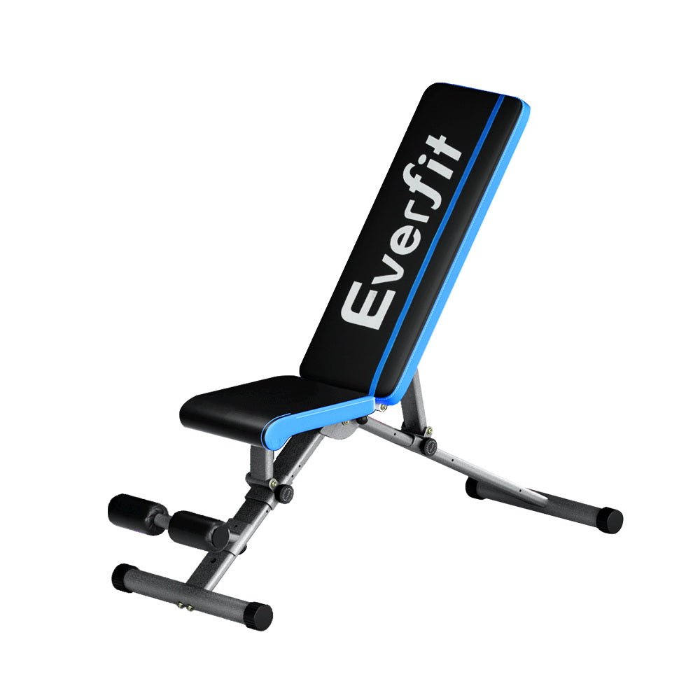 Everfit Weight Bench Adjustable FID Bench Press Home Gym 330kg Capacity - SportZone.co.nz