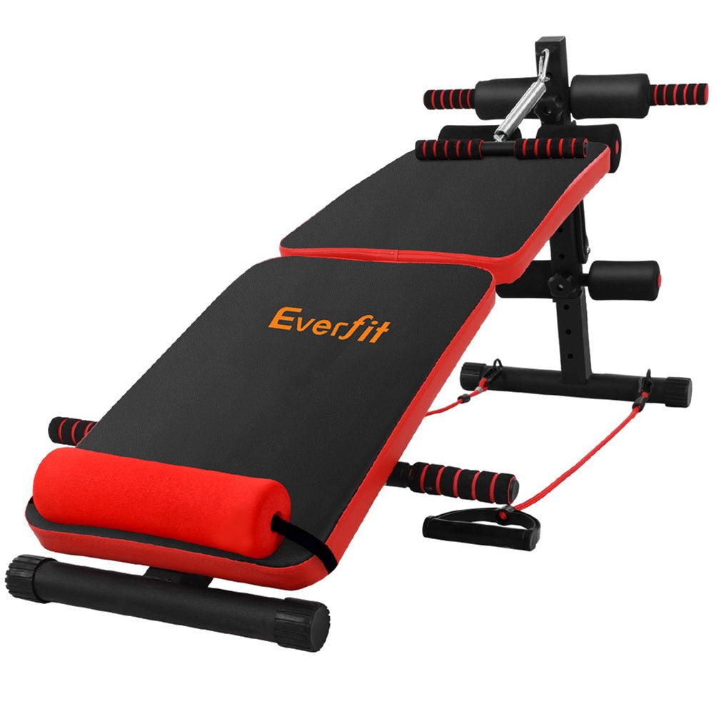 Everfit Weight Bench Sit Up Bench Press Foldable Home Gym Equipment - SportZone.co.nz