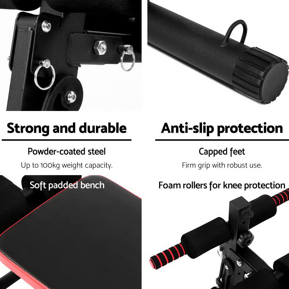 Everfit Weight Bench Sit Up Bench Press Foldable Home Gym Equipment - SportZone.co.nz