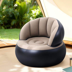 Gardeon Inflatable Chair Blow Up Folding Air Chairs Sofa for Camping with Pump - SportZone.co.nz