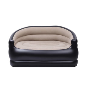 Gardeon Outdoor Air Sofa Inflatable Couch Two - Seater Lounge Chair with Pump Blow Up Couches for Camping - SportZone.co.nz