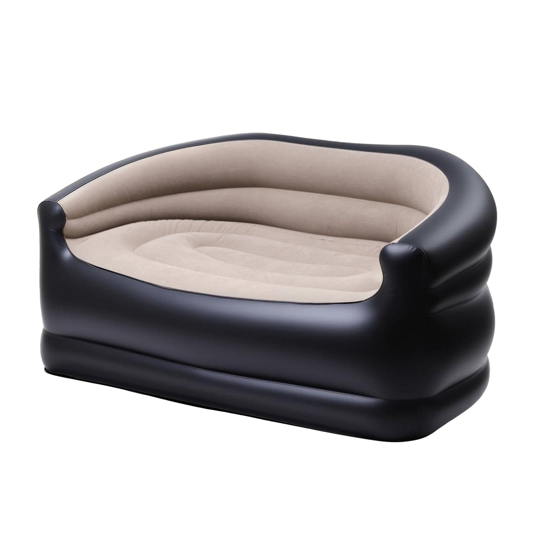 Gardeon Outdoor Air Sofa Inflatable Couch Two - Seater Lounge Chair with Pump Blow Up Couches for Camping - SportZone.co.nz