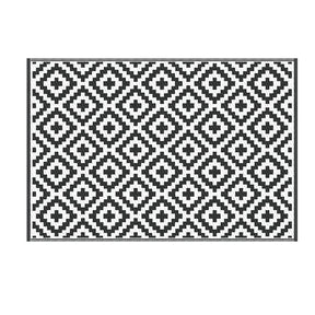 Gardeon Outdoor Rugs 120x180cm Large Carpet Reversible Area Mat PP Dual - Sided Patio Rug Cross - SportZone.co.nz