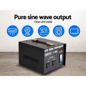 Giantz 1000 Watt Step Down Transformer - SportZone.co.nz