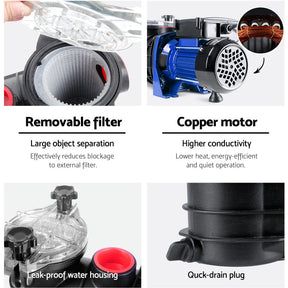 Giantz 1200W Swimming Pool Water Pump - SportZone.co.nz