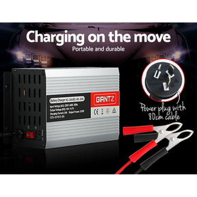 Giantz 12V 30A Car Battery Charger 30Amp ATV 4WD Boat Caravan - SportZone.co.nz