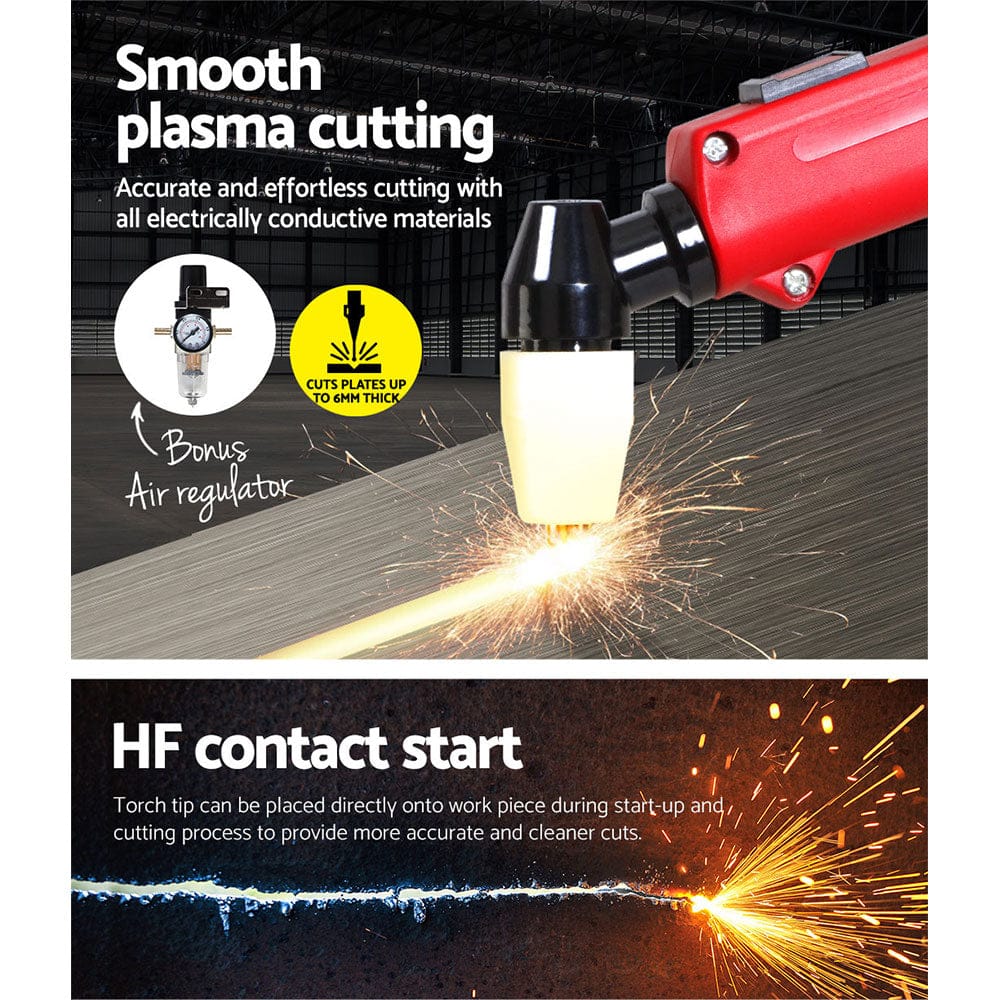 Giantz 140Amp Inverter Welder Plasma Cutter Gas DC iGBT Portable Welding Machine - SportZone.co.nz