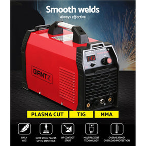 Giantz 140Amp Inverter Welder Plasma Cutter Gas DC iGBT Portable Welding Machine - SportZone.co.nz