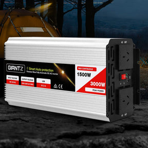 Giantz 1500W Puresine Wave DC - AC Power Inverter - SportZone.co.nz