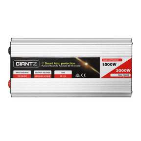 Giantz 1500W Puresine Wave DC - AC Power Inverter - SportZone.co.nz