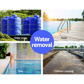 Giantz 1800W Submersible Dirty Water Pump Bore Tank Well Steel Automatic Clean - SportZone.co.nz