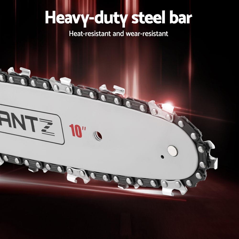 Giantz 25CC Petrol Chainsaw 10'' Bar Chain Saw Lightweight for Pruning Cutting - SportZone.co.nz