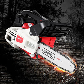 Giantz 25cc Petrol Chainsaw 10" Bar E - Start Tree Pruning Chain Saw - SportZone.co.nz