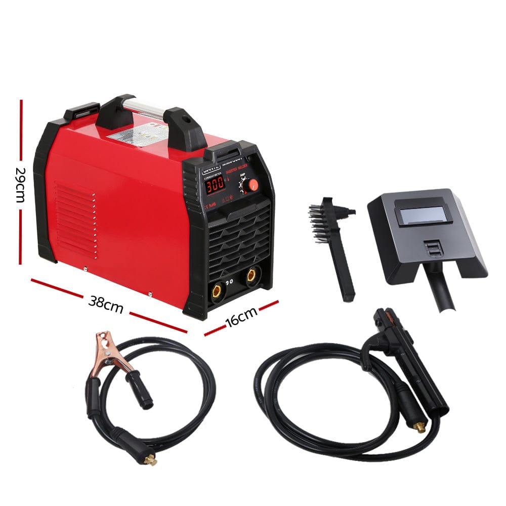 Giantz 300Amp Inverter Welder MMA ARC iGBT DC Gas Welding Machine Stick Portable - SportZone.co.nz
