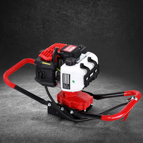 Giantz 65CC Post Hole Digger Motor Only Petrol Engine Red - SportZone.co.nz