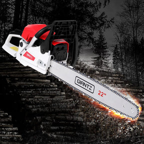 Giantz 74cc Petrol Chainsaw 22" Bar E - Start Tree Pruning Chain Saw - SportZone.co.nz
