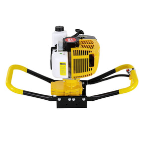 Giantz 74CC Post Hole Digger Motor Only Petrol Engine Yellow - SportZone.co.nz