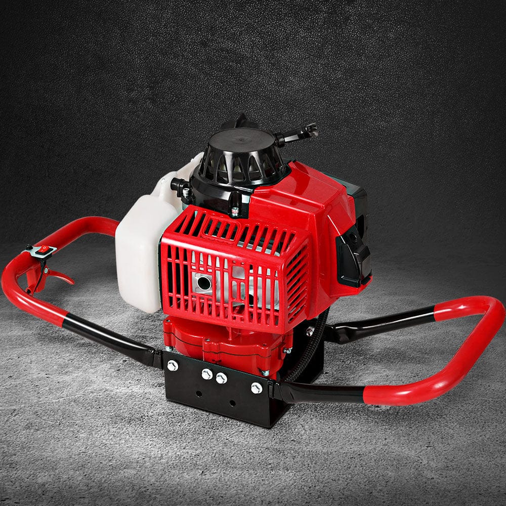 Giantz 80CC Petrol Post Hole Digger Motor Only Engine Red - SportZone.co.nz