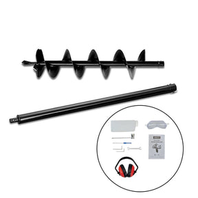 Giantz 80CC Post Hole Digger 200mm Petrol Drill Extension Bits Auger - SportZone.co.nz