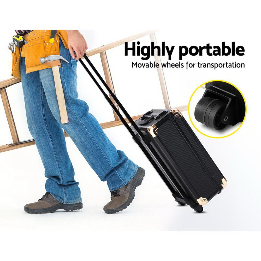 Giantz 816pcs Tool Kit Trolley Case Mechanics Box Toolbox Portable DIY Set - SportZone.co.nz