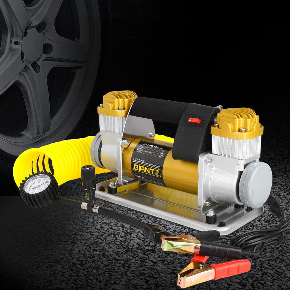 Giantz Air Compressor 12V 4x4 Tyre 200L/MIN Deflator Inflator Car Truck Portable - SportZone.co.nz