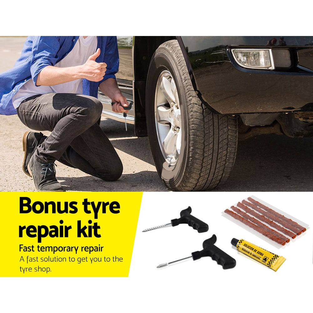 Giantz Air Compressor 12V 4x4 Tyre 200L/MIN Deflator Inflator Car Truck Portable - SportZone.co.nz