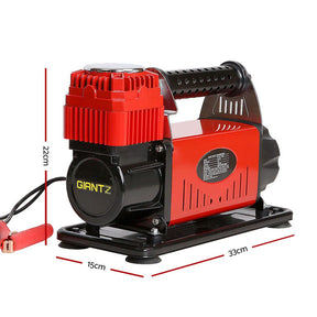 Giantz Air Compressor 12V 4x4 Tyre 320L/min Deflator Inflator Car Truck Portable - SportZone.co.nz
