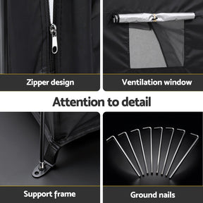 Giantz Bike Storage Tent Outdoor Waterproof UV Resistant Shelter w/ Ventilation - SportZone.co.nz