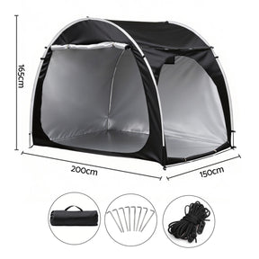Giantz Bike Storage Tent Outdoor Waterproof UV Resistant Shelter w/ Ventilation - SportZone.co.nz