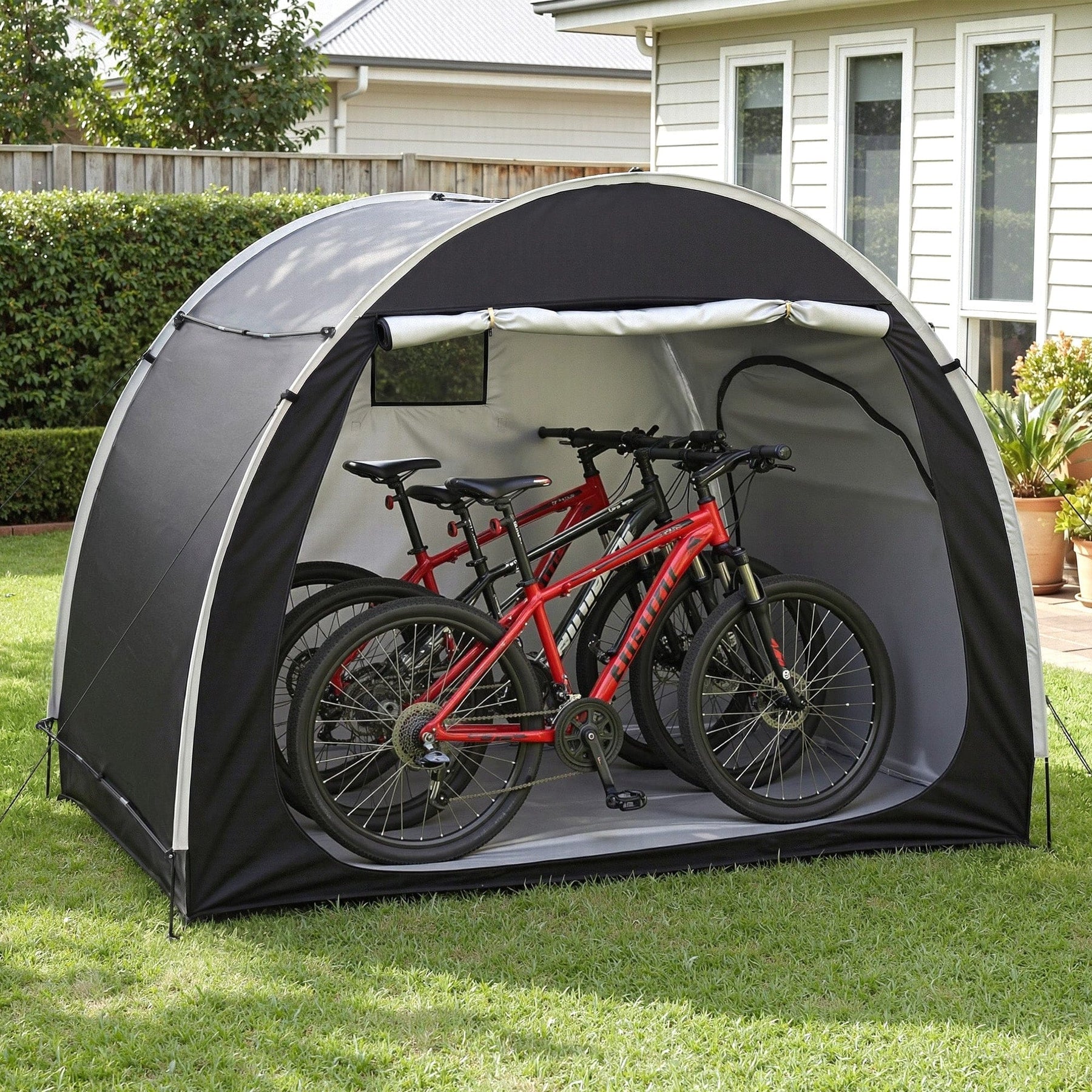 Giantz Bike Storage Tent Outdoor Waterproof UV Resistant Shelter w/ Ventilation - SportZone.co.nz