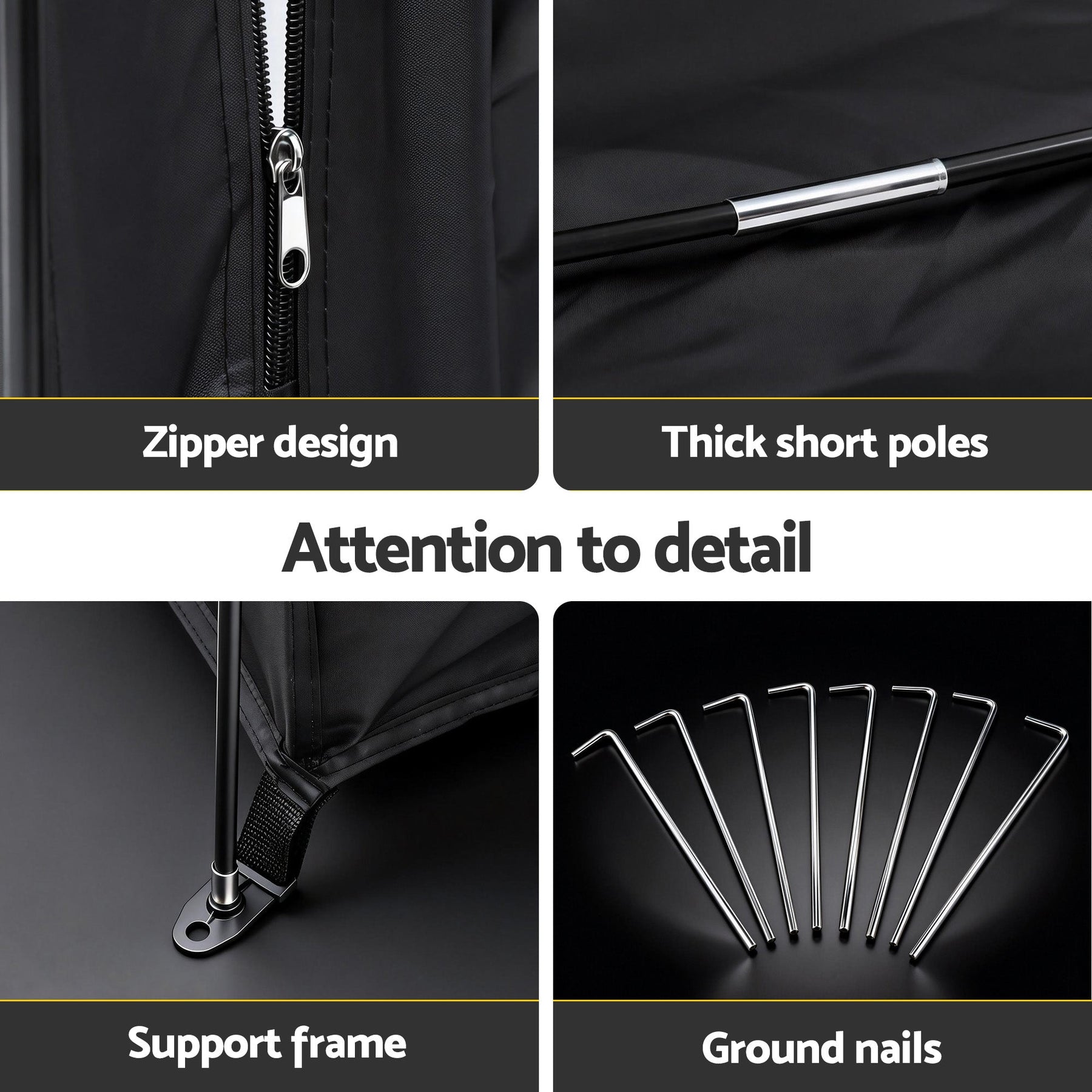 Giantz Bike Storage Tent Waterproof Outdoor UV Protection Shelter w/ Large Space - SportZone.co.nz