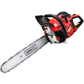 Giantz Chainsaw Petrol 45CC 16" Bar Commercial E - Start Pruning Chain Saw - SportZone.co.nz