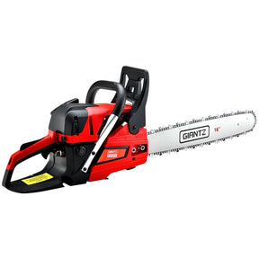 Giantz Chainsaw Petrol 45CC 16" Bar Commercial E - Start Pruning Chain Saw - SportZone.co.nz