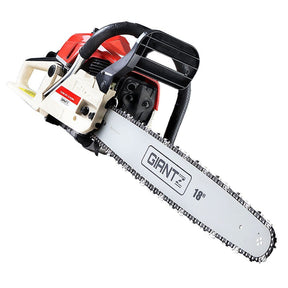 Giantz Chainsaw Petrol 45CC 18" Bar Commercial E - Start Pruning Chain Saw - SportZone.co.nz