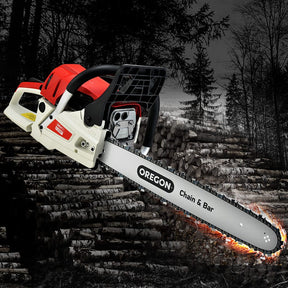 Giantz Chainsaw Petrol 52CC 20" Oregon Bar Commercial E - Start Pruning Chain Saw - SportZone.co.nz