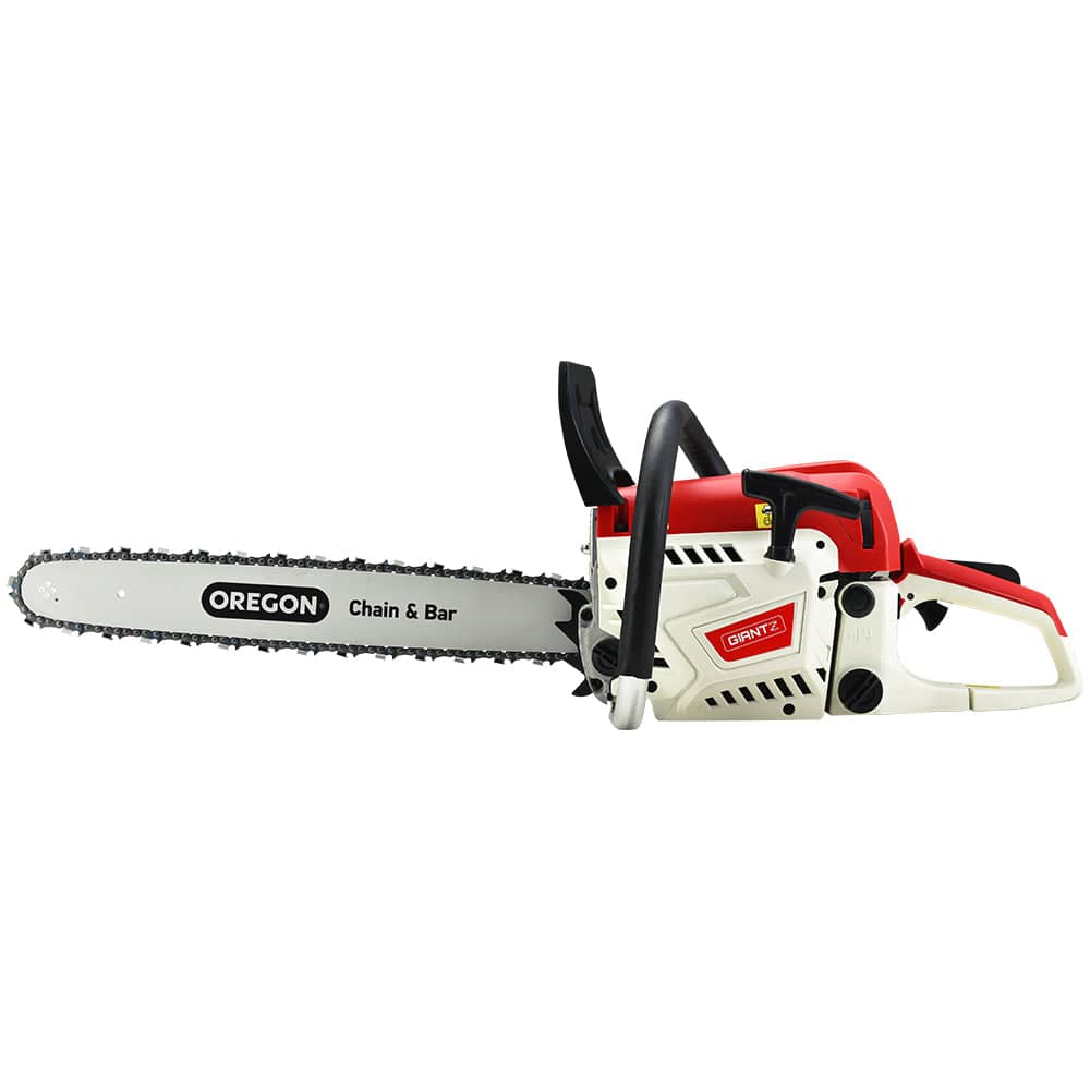 Giantz Chainsaw Petrol 52CC 20" Oregon Bar Commercial E - Start Pruning Chain Saw - SportZone.co.nz