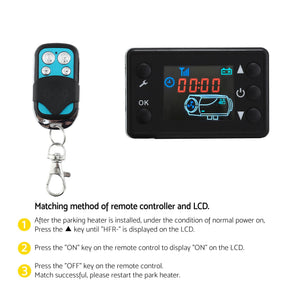 Giantz Diesel Air Heater All - in - one 12/24V 5KW LCD Remote Control for Car RV Indoors machinery - SportZone.co.nz