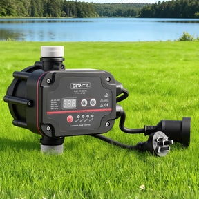 GIANTZ Digital Water Pump Controller 16A 1.5kW Max High Power Pressure Switch Adjustable 10Bar IP65 - SportZone.co.nz