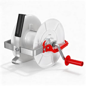 Giantz Electric Fence Reel Geared Portable Polywire Fencing Farm White - SportZone.co.nz