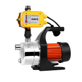 Giantz Garden Water Jet Pump High Pressure 800W Tank Rain Farm Irrigation Yellow - SportZone.co.nz