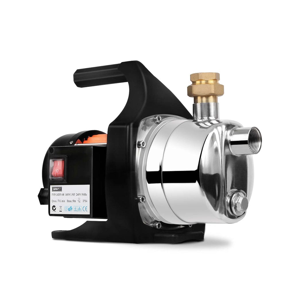 Giantz Garden Water Pump High Pressure 1500W Tank Rain Farm Irrigation House - SportZone.co.nz