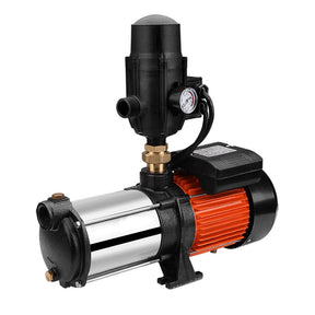 Giantz Garden Water Pump High Pressure 1800W 5 - Stage Tank Irrigation Black - SportZone.co.nz