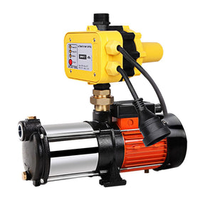 Giantz Garden Water Pump High Pressure 1800W 5 - Stage Tank Irrigation Yellow - SportZone.co.nz
