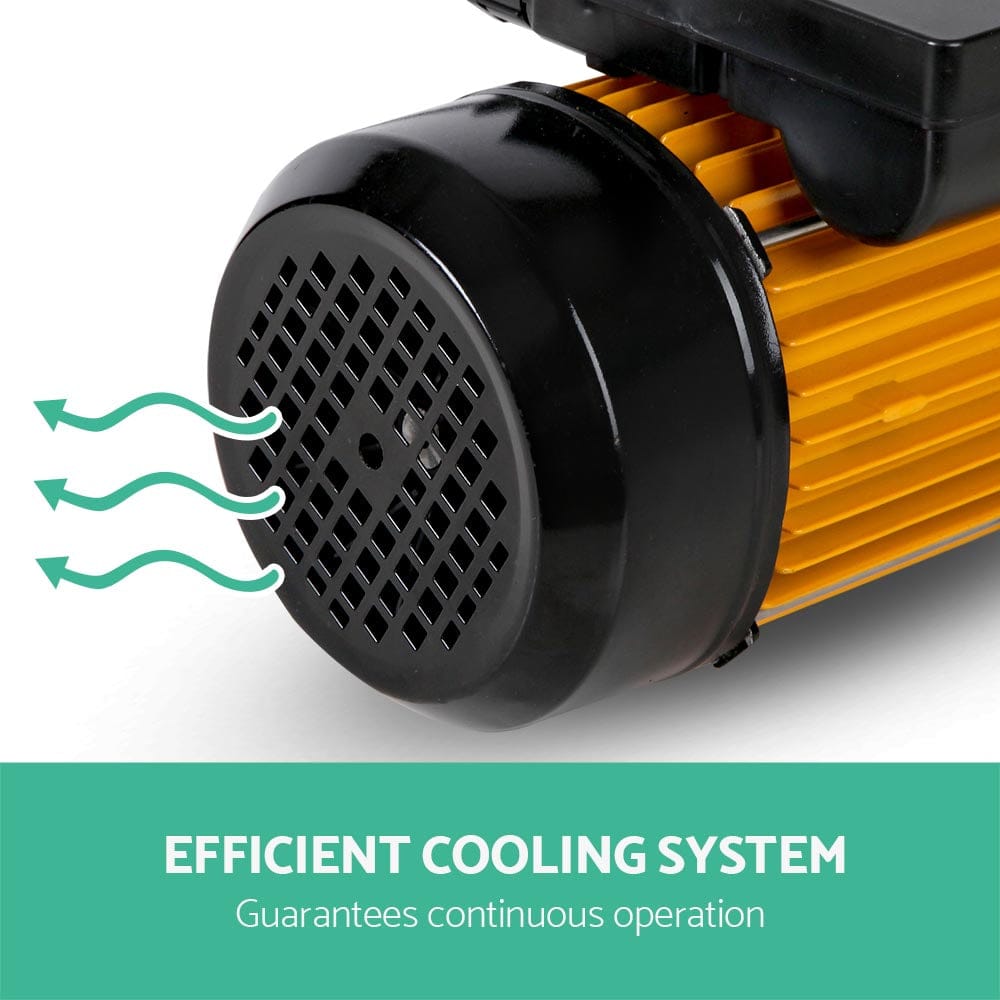 Giantz Garden Water Pump High Pressure 2000W 4 - Stage Tank Irrigation Yellow - SportZone.co.nz