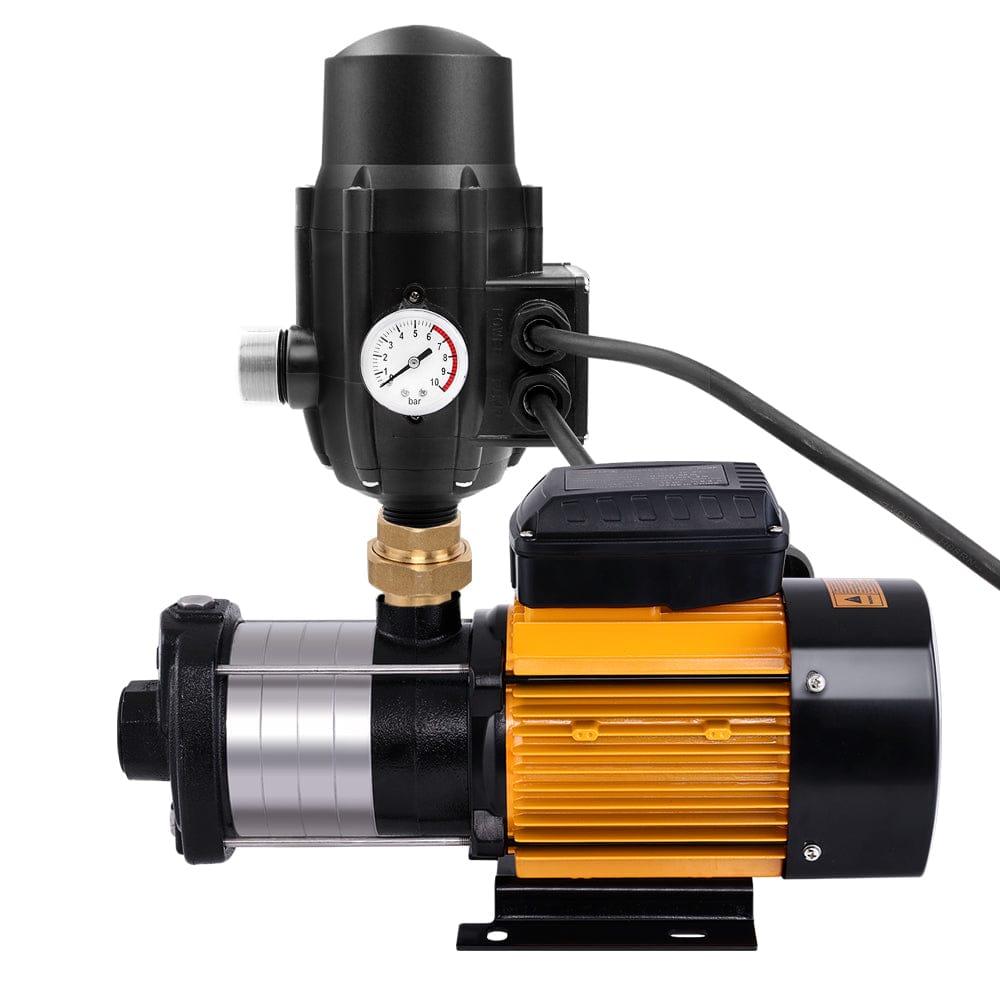 Giantz Garden Water Pump High Pressure 2000W 5 - Stage Tank Irrigation Black - SportZone.co.nz