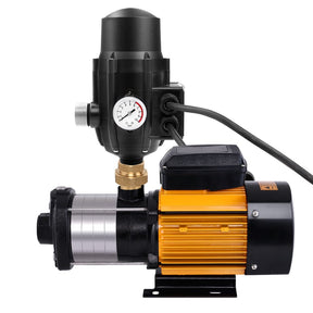 Giantz Garden Water Pump High Pressure 2000W 5 - Stage Tank Irrigation Black - SportZone.co.nz