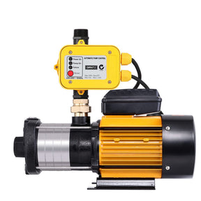 Giantz Garden Water Pump High Pressure 2000W 5 - Stage Tank Irrigation Yellow - SportZone.co.nz